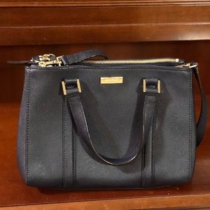 Kate Spade Cross-Body Double Zipper Handbag